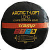 Спальний мішок кокон Tramp Arctic Regular. Оранж. 220х80/50 см. -30/-10 °C. Правий. Кемпінговий спальник, фото 7
