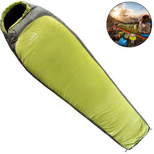 Спальний мішок кокон Tramp Arctic Regular. Зелений. 220х80/50см. -30/-10°C. Левий. Кемпінговий спальник