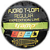 Спальний мішок кокон Tramp Fjord Regular. Зелений. 200х80/50 см. -20/+0 °C. Правий. Кемпінговий спальник, фото 7