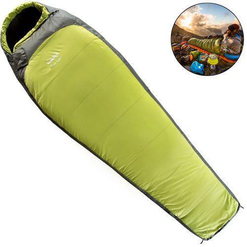 Спальний мішок-кокон Tramp Boreal Regular. Зелений. 200х80/55 см. -15/+5 °C. Правий. Кемпінговий спальник