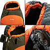 Спальний мішок-кокон Tramp Arctic Long. Оранж. 225х80/55см. -30/-10°C. Левий. Кемпінговий спальник, фото 5