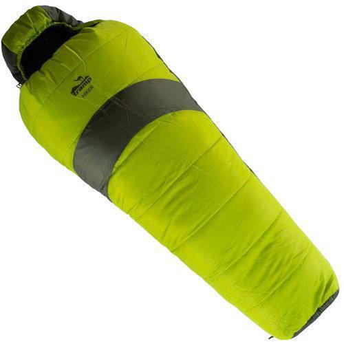 Спальний мішок-кокон Tramp Hiker Compact. Зелений. 185х80/55см. -20/+0°C. Левий. Кемпінговий спальник
