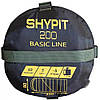 Спальний мішок-ковдра з капюшоном Tramp Shypit 400. Олива. 220х80см. -10/+0°C. Левий. Кемпінговий спальник, фото 8