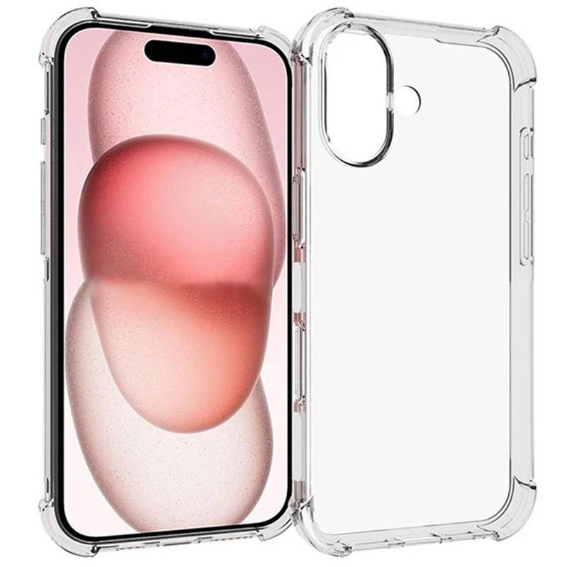 TPU чохол GETMAN Ease logo для Apple iPhone 16 Plus (6.7") | Посилені кути з амортизацією Безбарвний (прозорий)