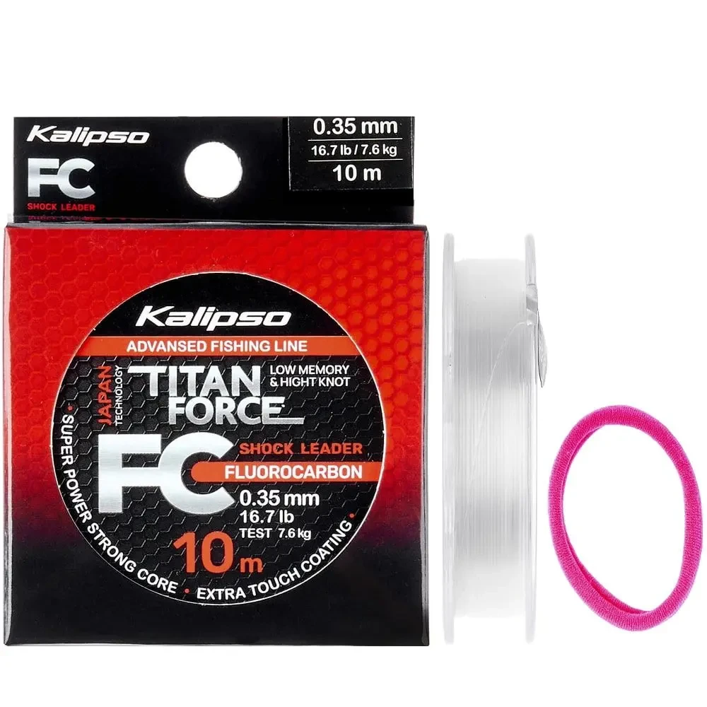 Флюорокарбон Kalipso Titan Force FC Leader 10m 0.35mm, фото 1