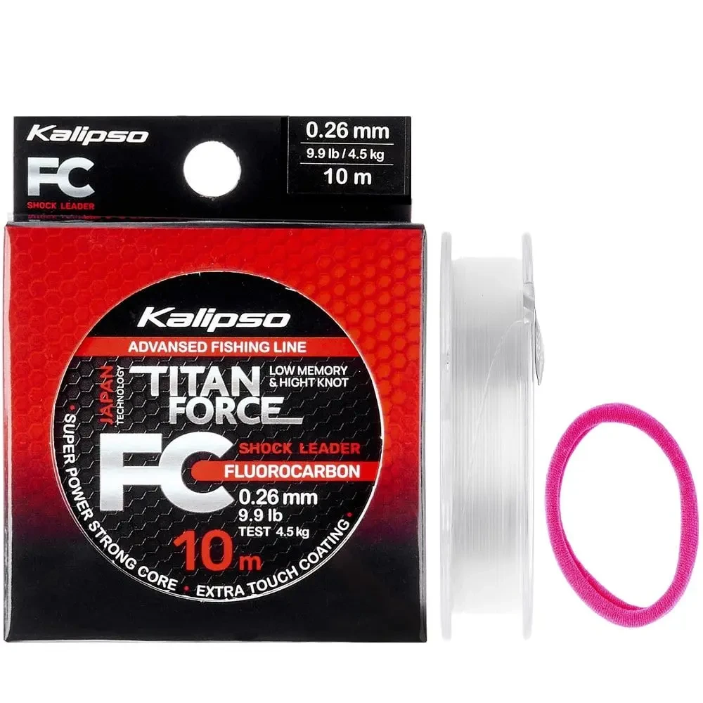 Флюорокарбон Kalipso Titan Force FC Leader 10 m 0.26 mm, фото 1