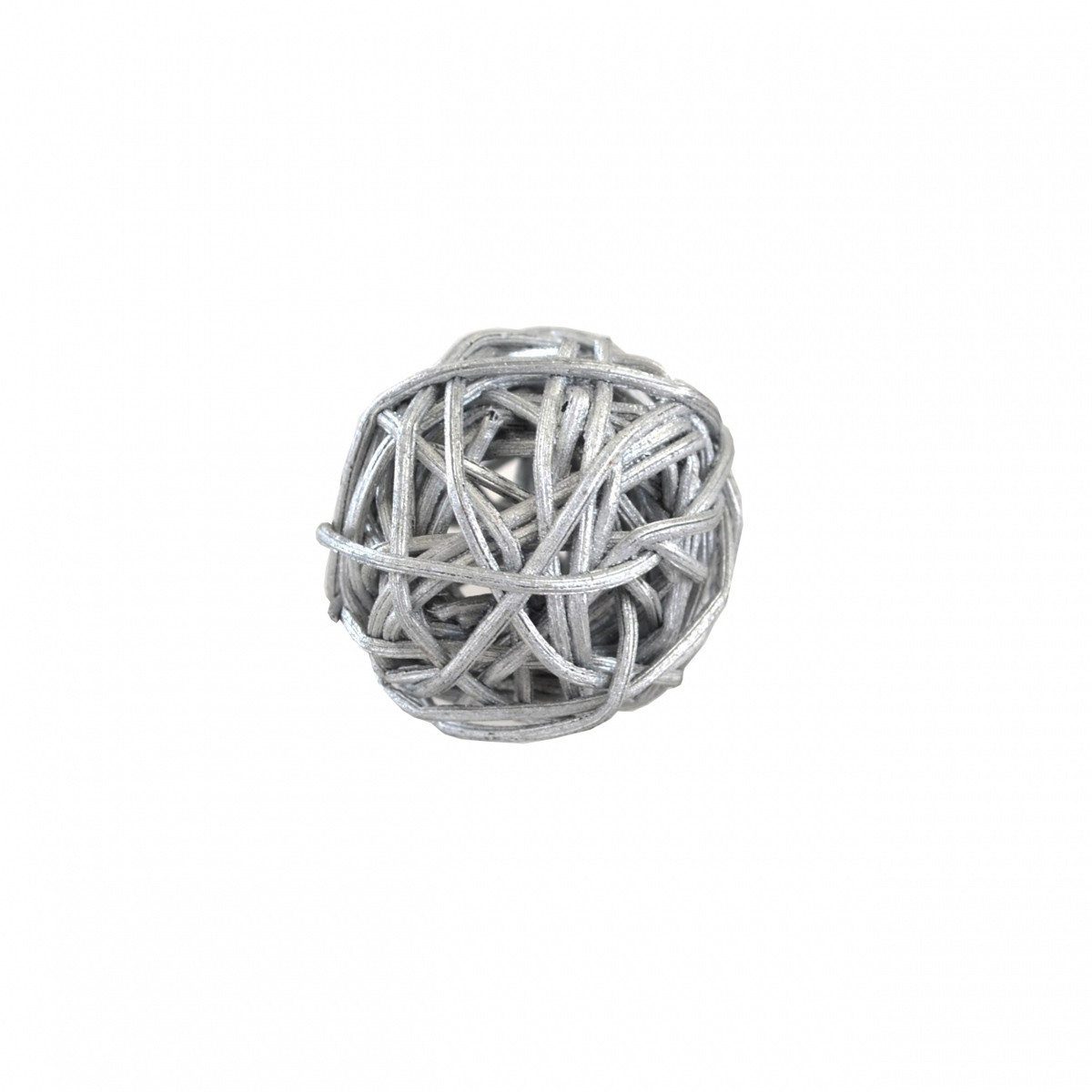 Куля Yes Fun ротанговий срібний d-3см код: 973310, фото 1
