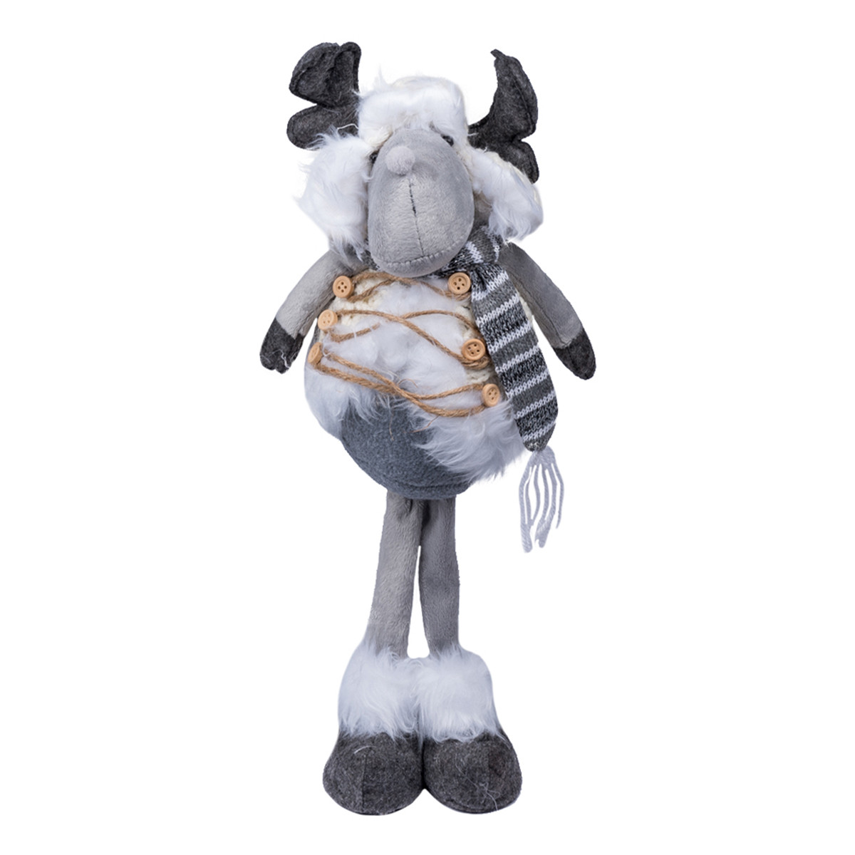 Олень новорічний Yes Fun 20х12х45 см білого кольору код: 973610, фото 1