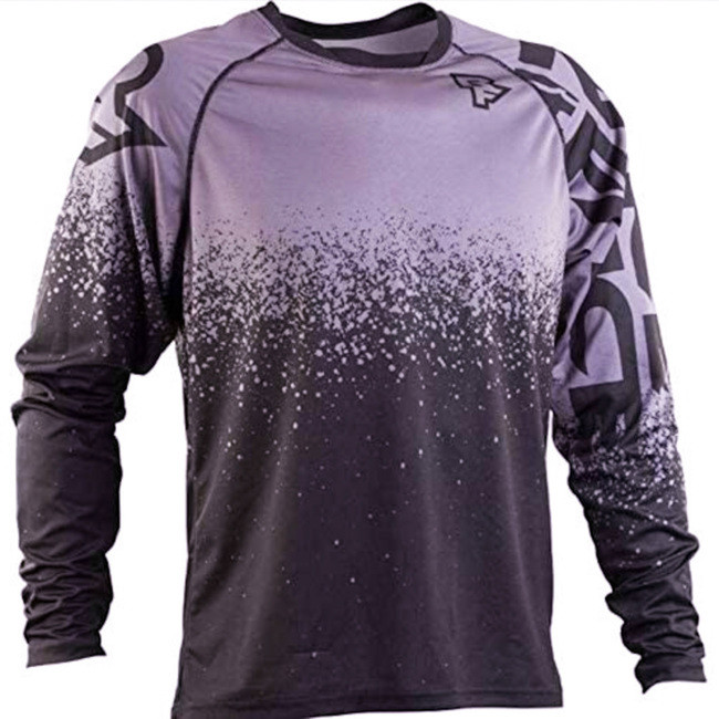 Рашгард чоловічий сонцезахисний Race Face QL фіолетовий, фото 1