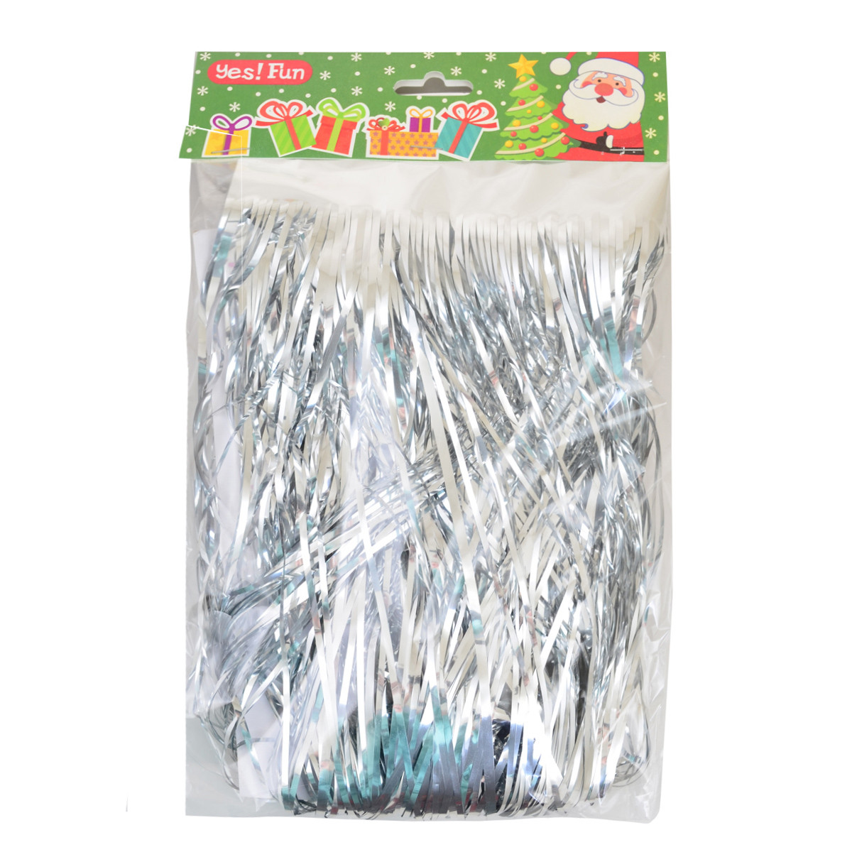 Гірлянда Yes Fun Блискучий дощ для створення фотозоны l-50 см h-270 см срібна 980312, фото 1