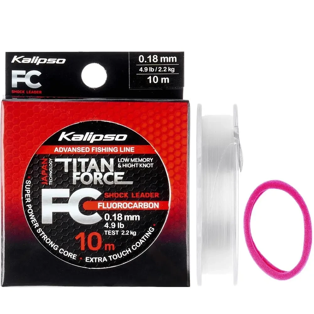 Флюорокарбон Kalipso Titan Force FC Leader 10m 0.18mm, фото 1