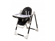 Дитячий стільчик для годування 4BABY 109 x 53 x 67 cm DECCO Black, фото 6