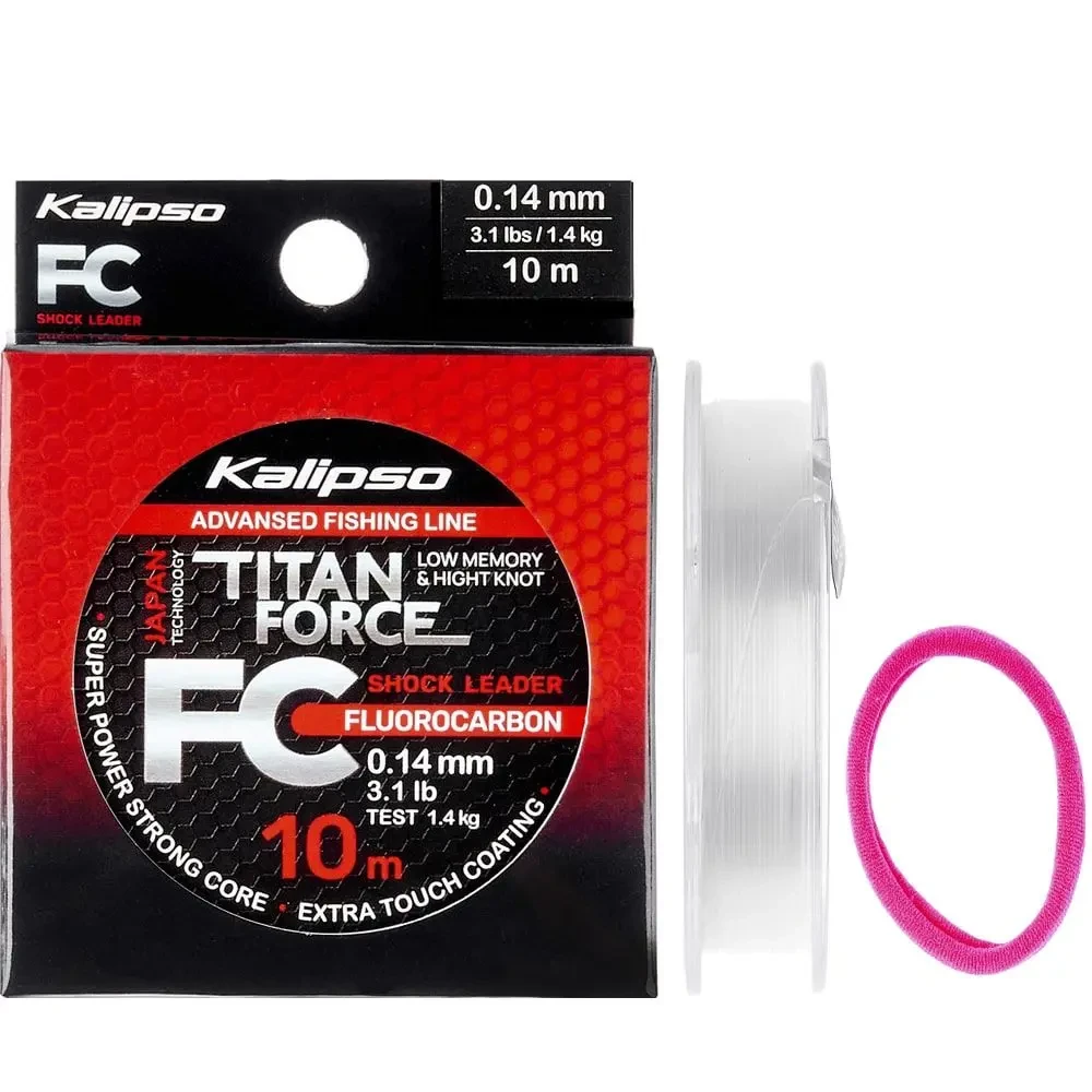 Флюорокарбон Kalipso Titan Force FC Leader 10m 0.14mm, фото 1