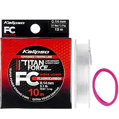 Флюорокарбон Kalipso Titan Force FC Leader 10m 0.14mm