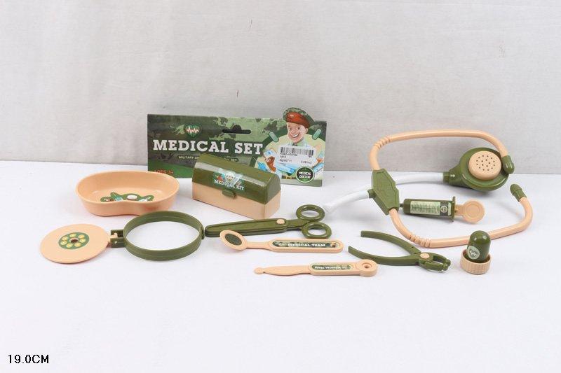 Набір лікаря 1612 стетоскоп шприц аксесуари, фото 1