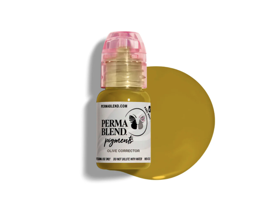 Пігмент для татуажу Perma Blend Olive Corrector (USA) 15 мл