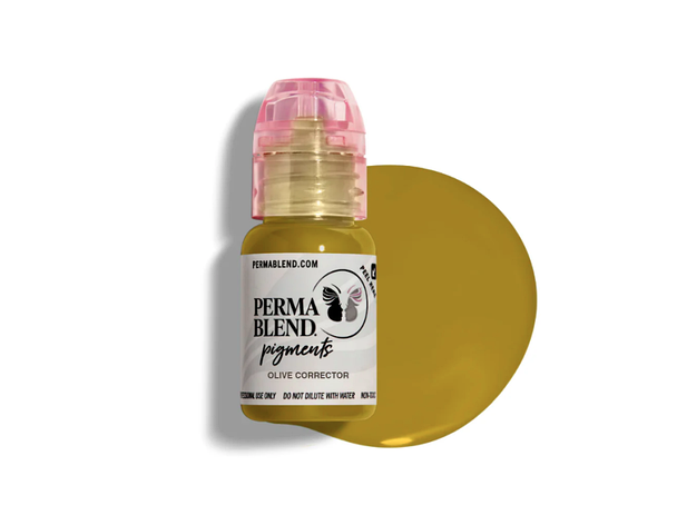 Пігмент для татуажу Perma Blend Olive Corrector (USA) 15 мл, фото 1