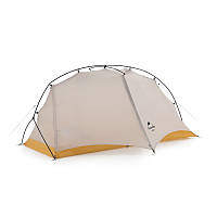 Намет одномісний легкий Naturehike NH21ZP003 (Сіро-жовта)