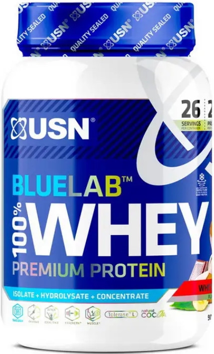 Сиворотковий ізолят Blue Lab 100% Whey Premium Protein	908 g wheytella, фото 1
