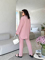 Костюм жіночий брючний з рубашкою, фото 5