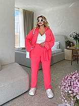 Костюм жіночий брючний з рубашкою, фото 3