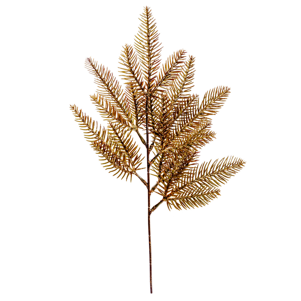 Гілка декоративна Yes Fun хвойна 50см гліттер (974597), фото 1