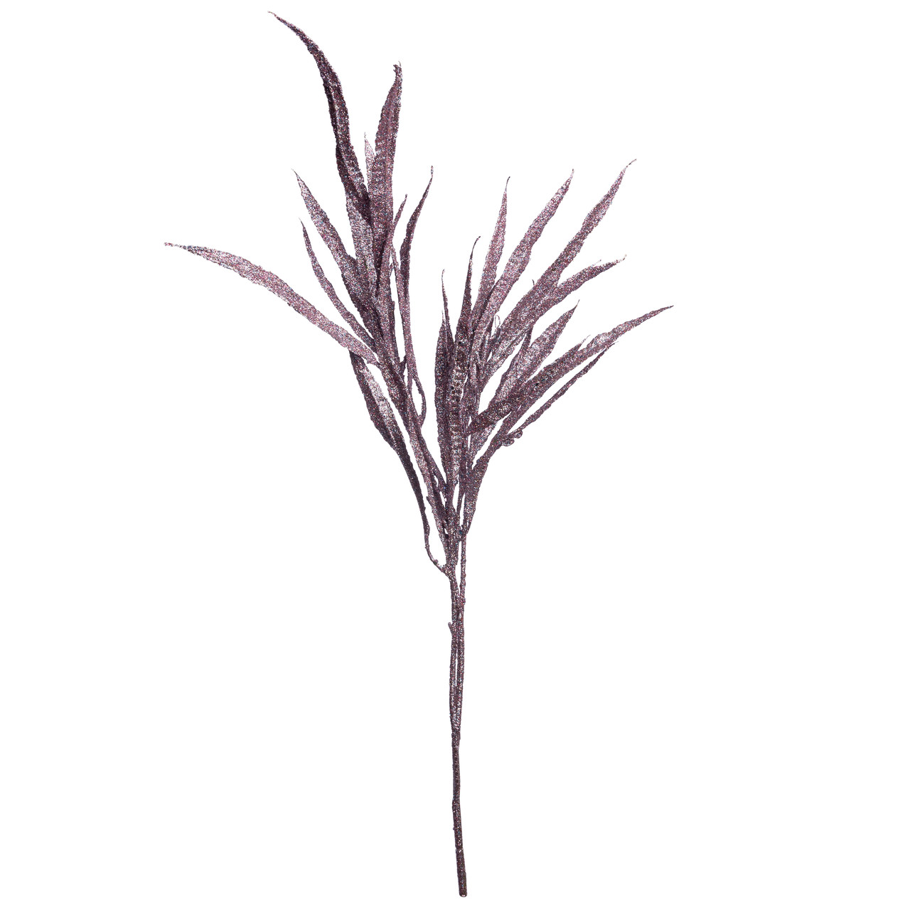 Гілка декоративна Yes Fun 90см темно-сіра гліттер (974592), фото 1