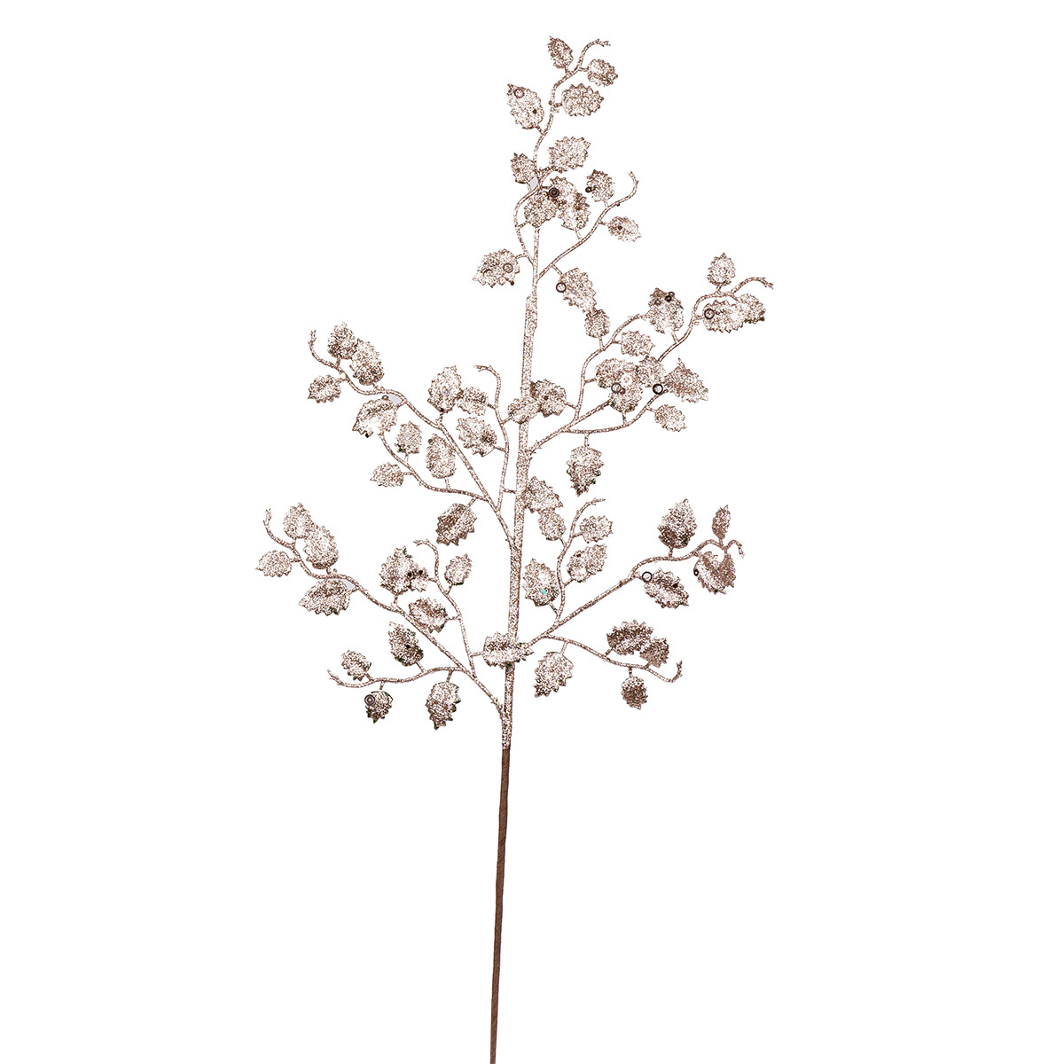 Гілка декоративна Yes Fun 65 см золото гліттер (973865), фото 1