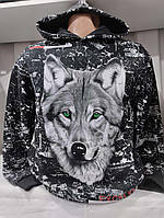 Худі чоловічі теплі на флісі (Розміри: 44-54) виробництва Туреччина