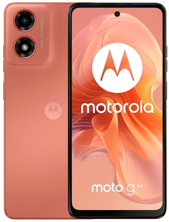 Смартфон Motorola G04 (XT2421-3) 4/64Gb Sunrise Orange UA UCRF
