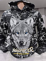 Худі чоловічі теплі на флісі (Розміри: 44-54) виробництва Туреччина