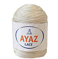 Ayaz Lace (Аяз Лейс) № 7383 молочний (Пряжа поліестер, нитки для в'язання)
