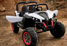 Дитячий електромобіль джип баггі Bambi M 3602EBLR-1 (MP3, SD карта, USB, мотори 4x35W, акум.12V10AH), фото 3