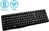 Клавіатура Rapoo E1050 wireless Black чорна, класична, радіо інтерфейс, бездротова, фото 2