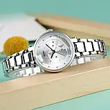Жіночий кварцовий годинник Skmei 1411SI Silver, фото 3