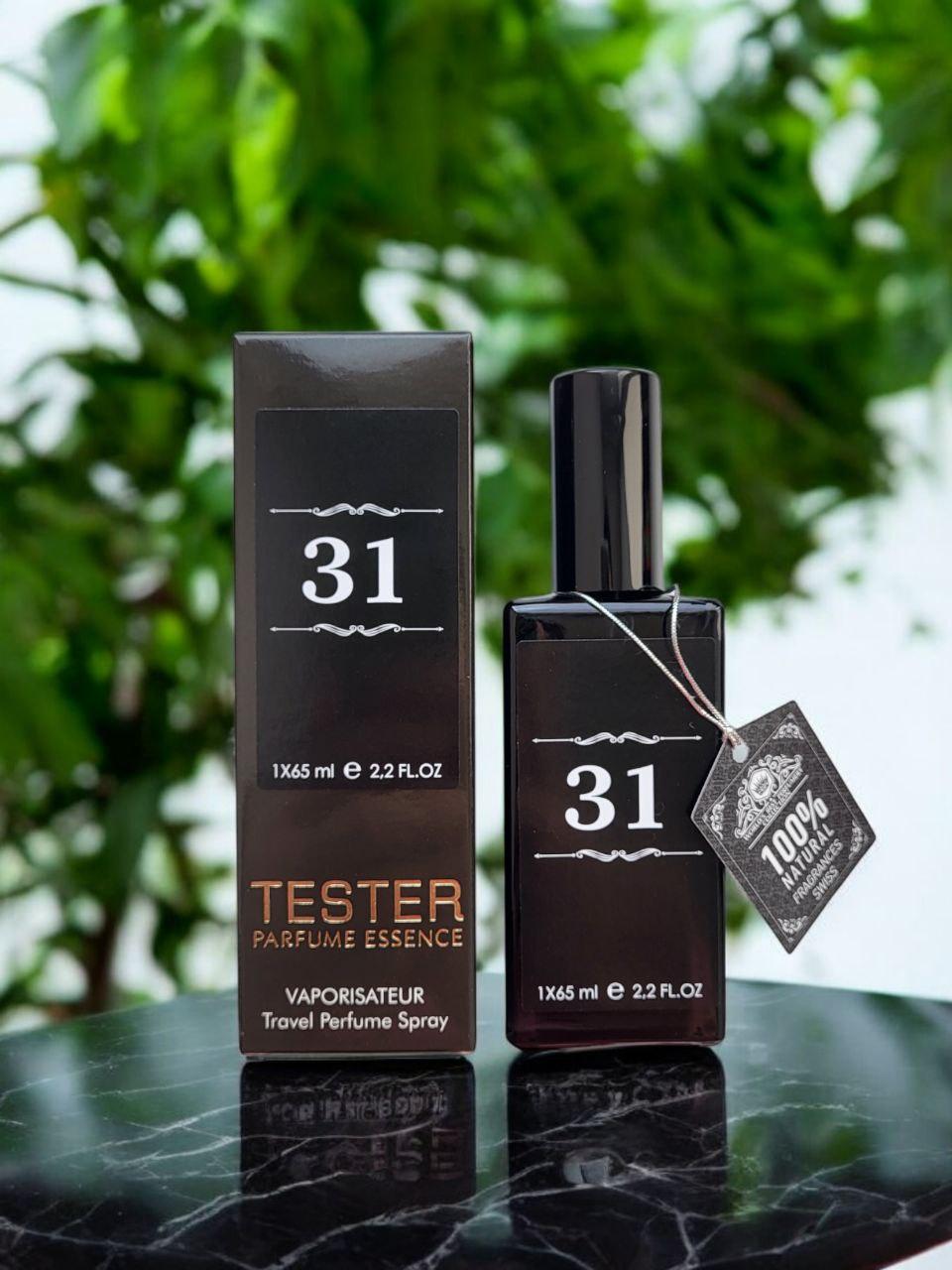 Парфум чоловічий № 031 за мотивами Carolina Herrera Bad Boy (Кароліна Ерерра Бед Бой) 65 мл