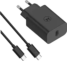 МЗП Motorola 30W USB-C to USB-C cable (SJMC302) black UA, фото 3