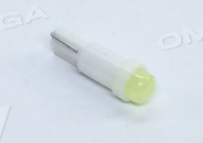 Лампа LED б / ц панель приладів, підсвічування кнопок Т5-02 (1SMD) W2,0 х4,6d біла 12V, фото 1
