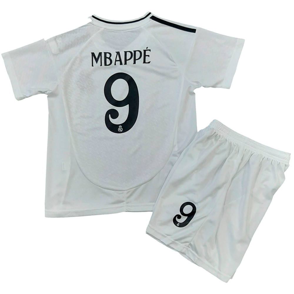 Дитяча футбольна форма Реал Мадрид з написом Мбаппе сезон 24-25 р, фото 1