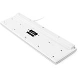 Клавіатура дротова мембранна Vinga KB410 White USB, фото 8