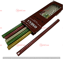 12-00-225 Термоклей діаметр 11 мм, довжина — 200 мм, кольоровий, у пакованні 6 шт.