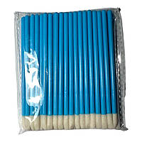 Макробраші аплікатори 50 шт блакитні