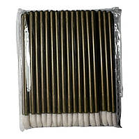 Макробраші аплікатори 50 шт чорні