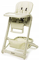Дитячий стільчик для годування 4BABY 106 x 54 x 75 см ICON Beige, фото 3