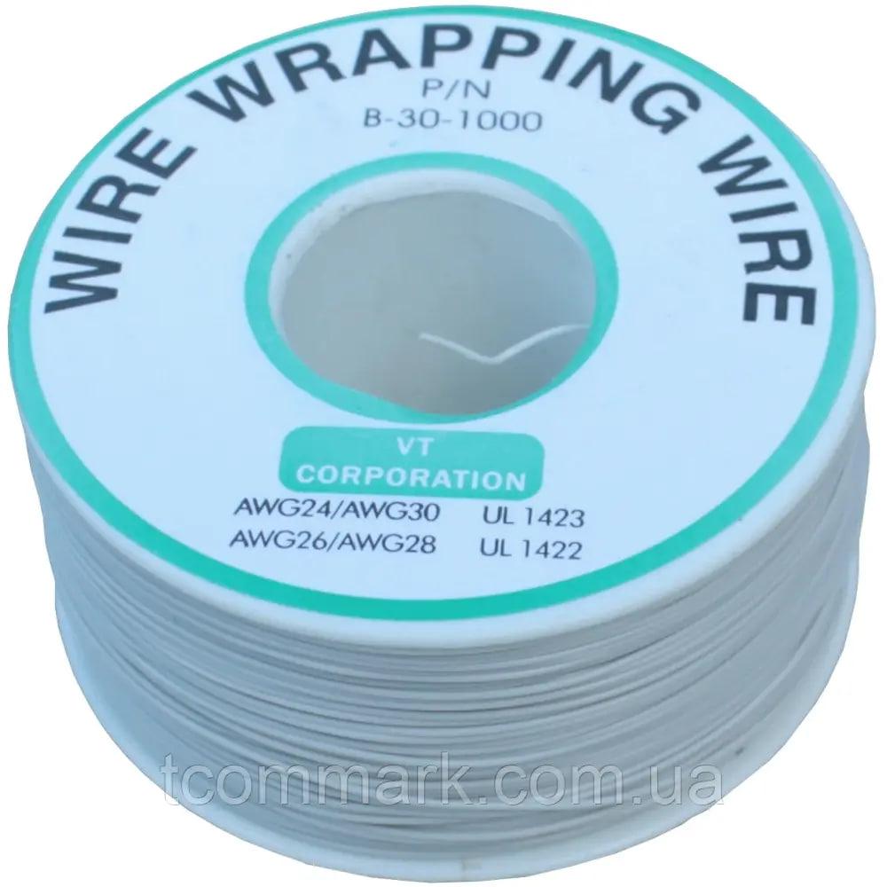 Одножильний монтажний дріт (30AWG/250 м) білий