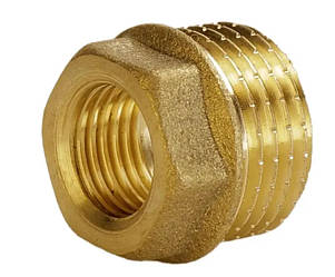 Перехід для манометра 1/2" х 1/4" 1/4" внутрішня різьба х 1/2" зовнішня різьба