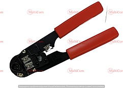 12-02-001. Інструмент обтискний для роз'ємів 6р4с (RJ-11), HT2096C
