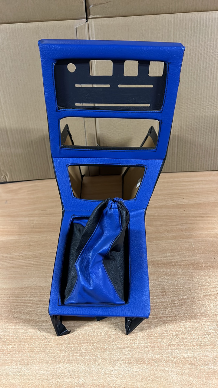 Панель радіо 2108 (консоль) тюнінг синій, фото 1