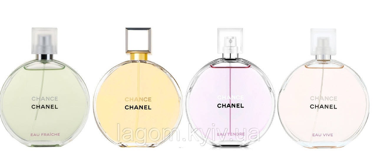 Набір пробників парфумів 4x15 мл аналог Reni Perfume Collection "Chanel Chance" набір з 4 ароматів