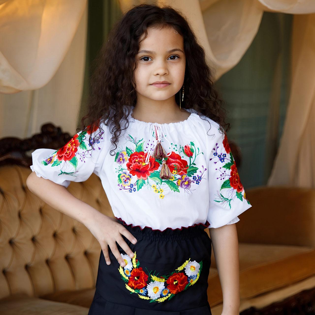 Вишиванка для дівчинки Лада (р.104–158), фото 1